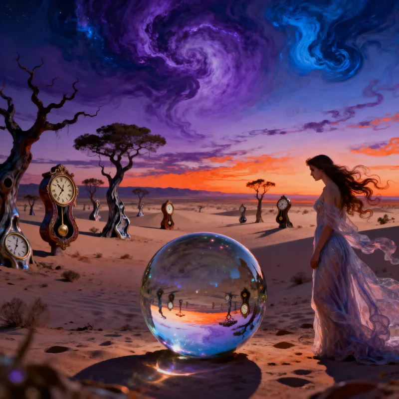 Surreal Dreamscape Inspired by Salvador Dalí