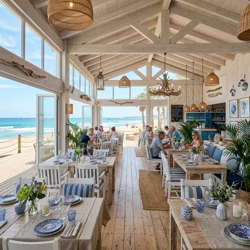 Stunning Coastal Restaurant Interior Design