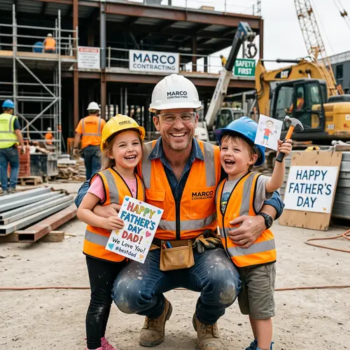Happy Father's Day: Contracting Dad in Safety Gear