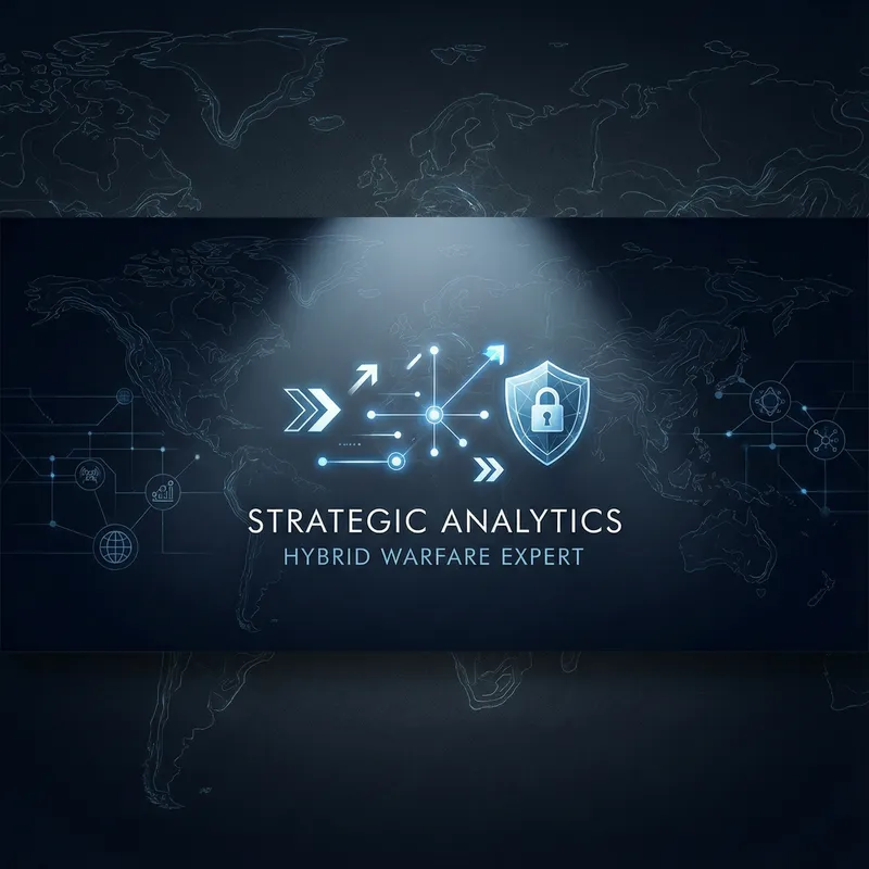 Political Analyst Profile Design | Hybrid Warfare Theme