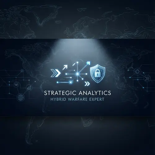 Political Analyst Profile Design | Hybrid Warfare Theme