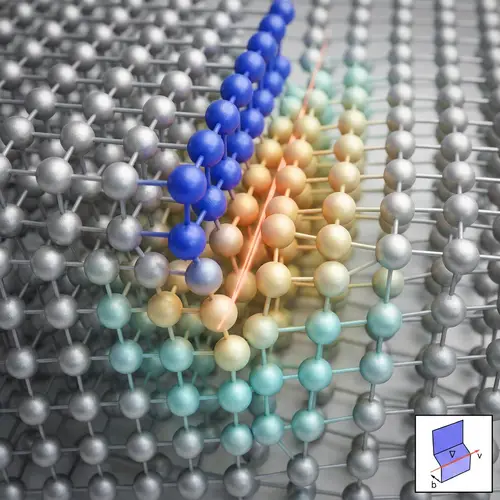 Crystal Lattice Edge Dislocation: Distinct Atomic Phenomenon