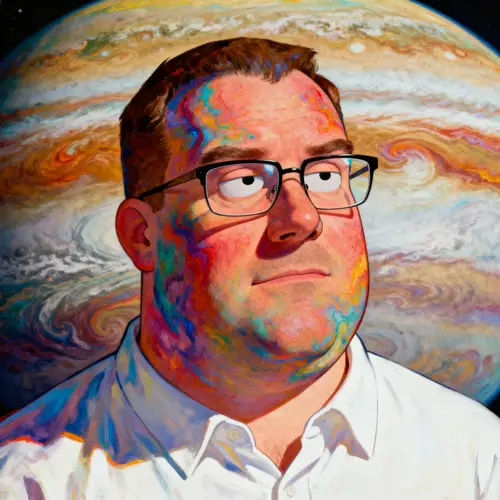 Peter Griffin Meets Jupiter: A Cosmic Blend