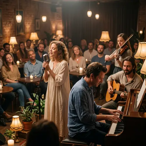 Tranquil Musical Performance: Serene Harmonies and Peaceful Melodies