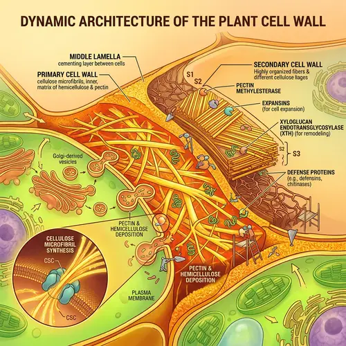 Plant Cell Wall Structure: A Detailed Campaign Visual