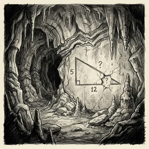 Explore the Mysterious Cave and Its Unique Triangle Art