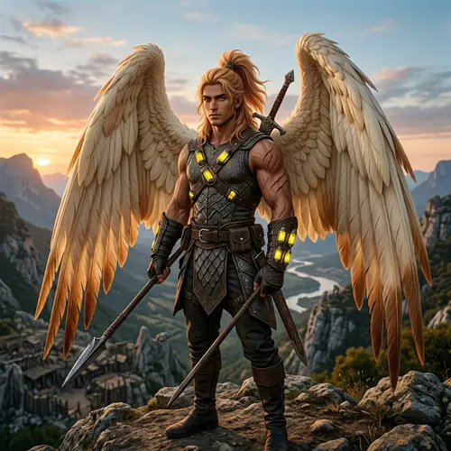 Classically Beautiful Illyrian Male | Powerful and Elegant Warrior