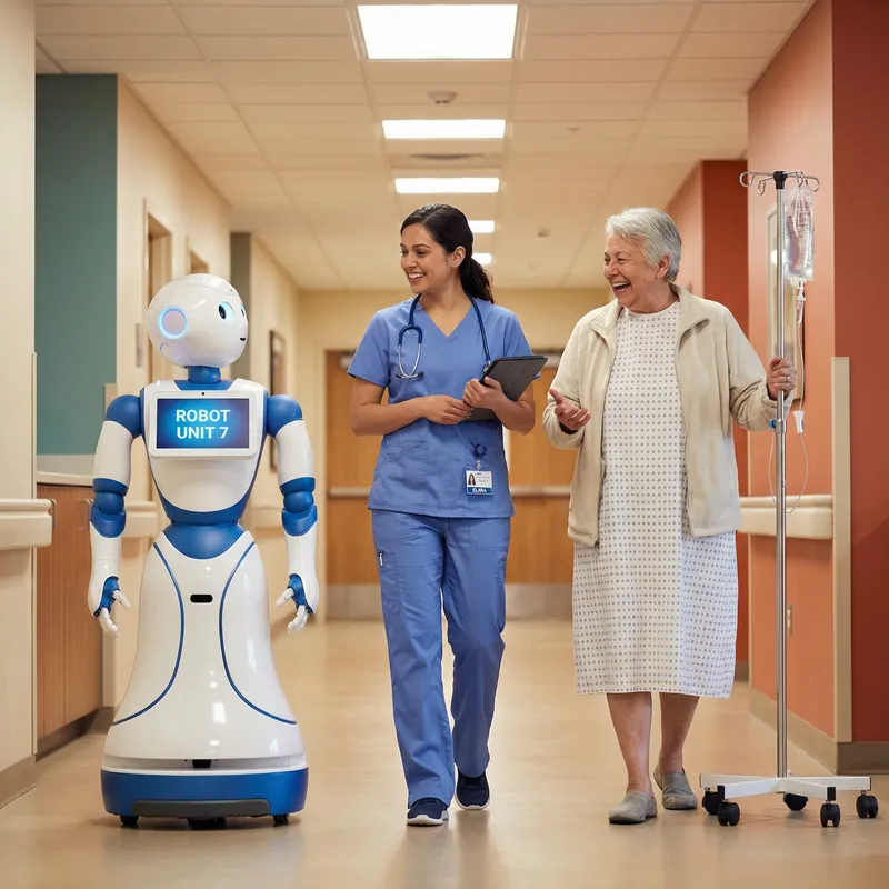 Modern Nursing: Robot-Assisted Patient Care