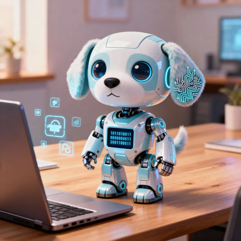 Cute Robotic Puppy: A Tech Marvel