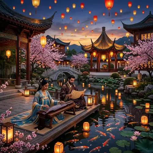 Ancient Chinese Style: Traditional Architecture, Gardens & Attire