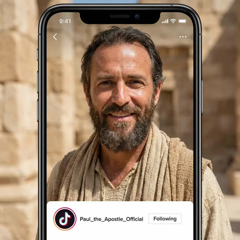 Paul from the Bible TikTok Profile Picture