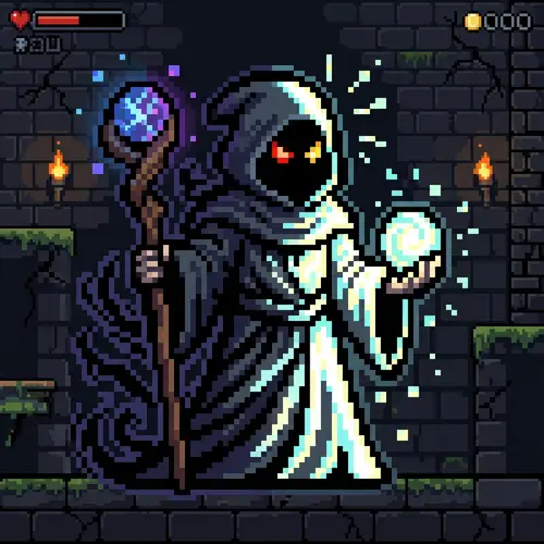 Captivating 8-Bit Video Game Character Art