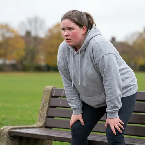 Obese Girl Panting: Understanding Health Challenges