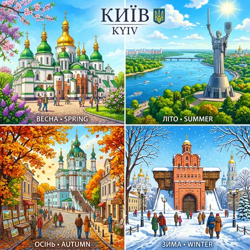 Explore Vibrant Kiev: Historical Architecture & Scenic Beauty