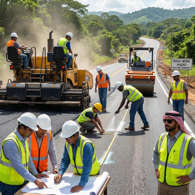 Diverse Road Rehabilitation Scene Boosting Infrastructure Development