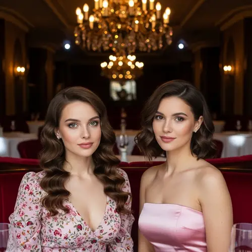 Elegant Restaurant Moments with Friends