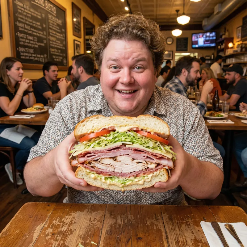 Ginormous Sandwich: Savoring a Mouthwatering Bite