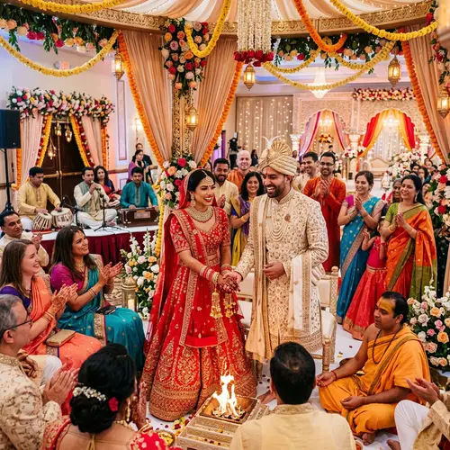 Elegant Indian Wedding Ceremony | Diverse Traditions Celebrated