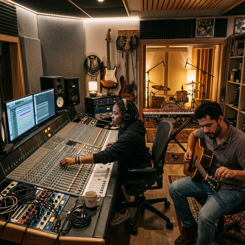 State-of-the-Art Mixing Music Studio