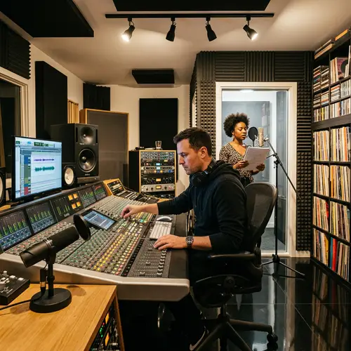 State-of-the-Art Mixing Music Studio for Recording Professionals