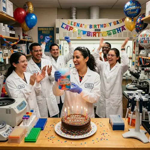 Birthday Celebration for a Female Scientist