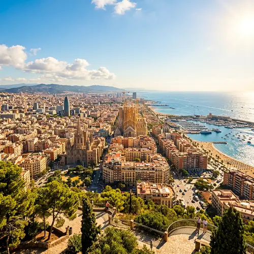 Stunning Cityscape in Sunlight