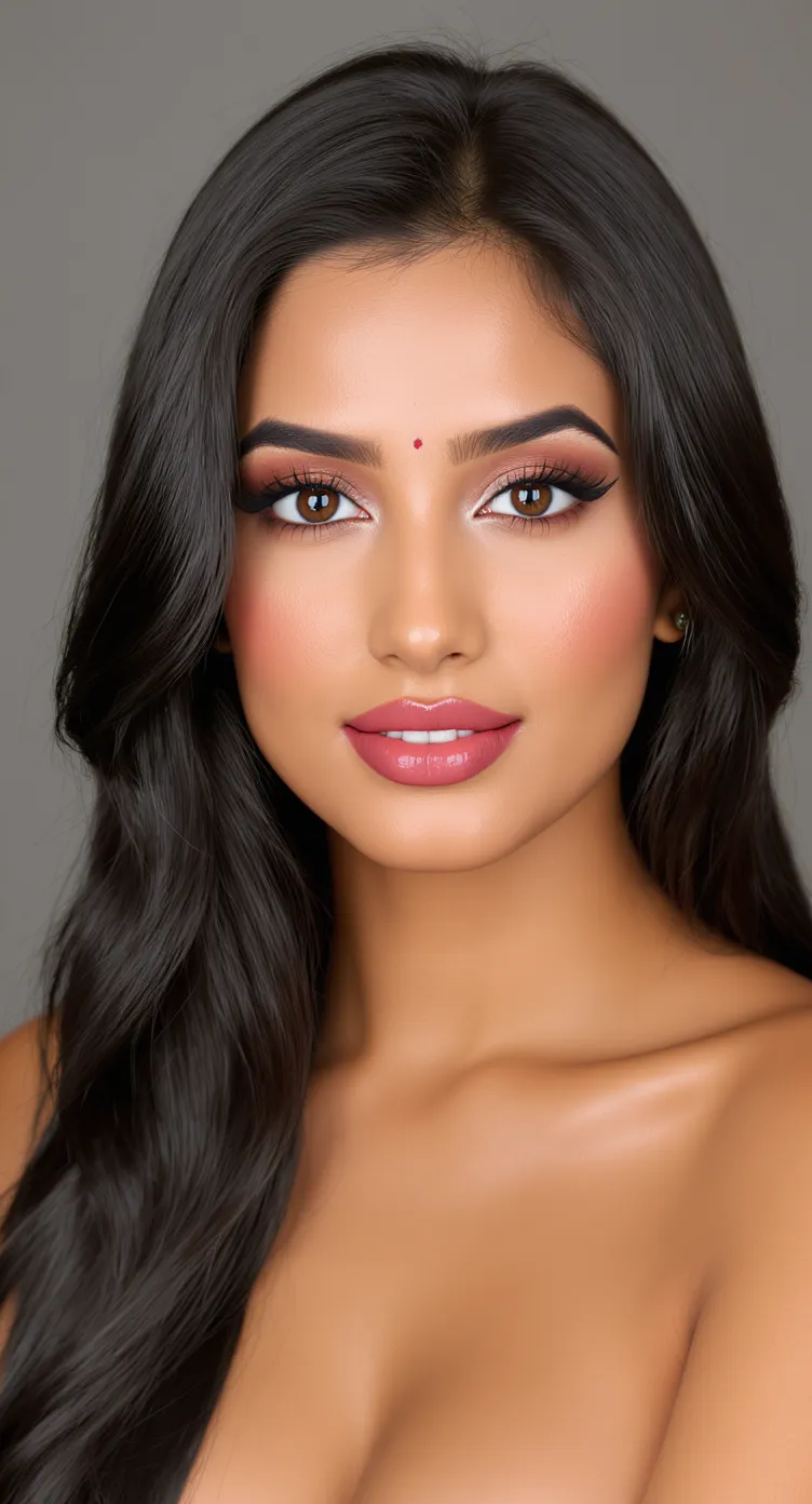 Stunning South Asian Female Model in Fashion Shoot