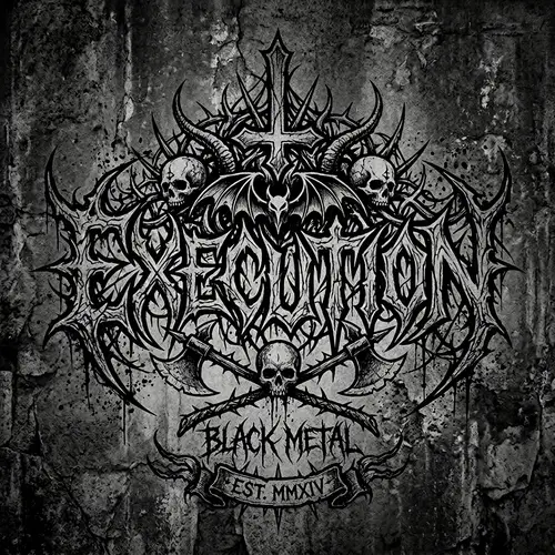 EXECUTION Black Metal Band Logo Design