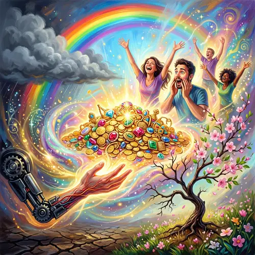 Fortune's Transformation: Coins, Gemstones, Precious Artifacts