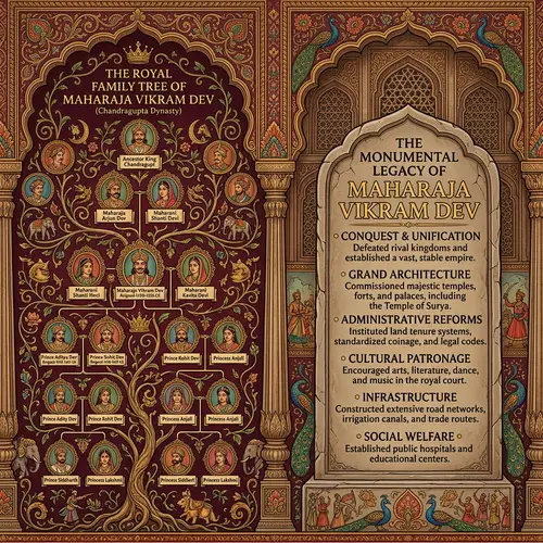 Historical Indian Ruler: Reign & Royal Family Tree