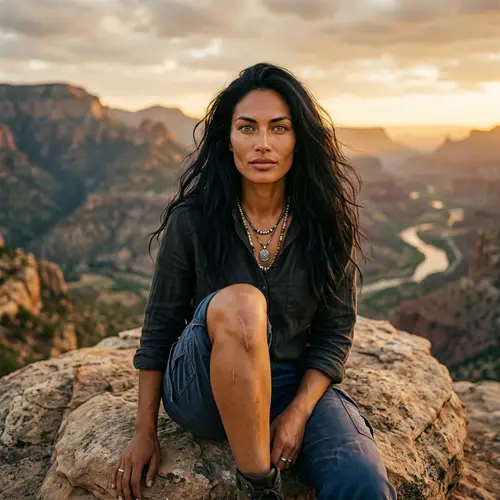 Captivating Beauty: A Portrait of Strength and Grace