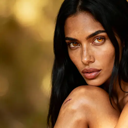 Captivating Beauty: A Portrait of Strength and Grace