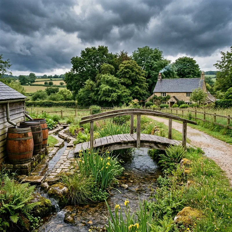 Rustic Drainage Solutions for Idyllic Landscape Design