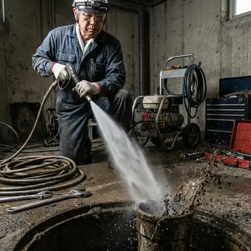 High-Pressure Drain Cleaning for Effective Clog Removal