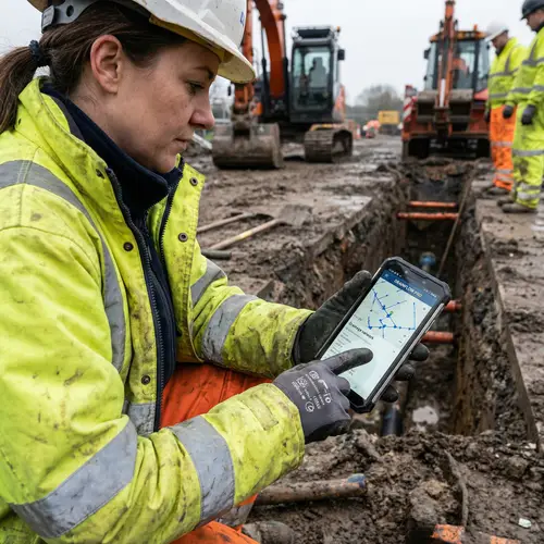 Expert Drainage Engineer Using Mobile App | Drainage Services