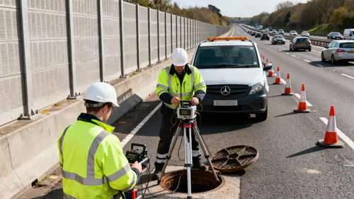 Highway Inspection on UK Motorway: Safety First