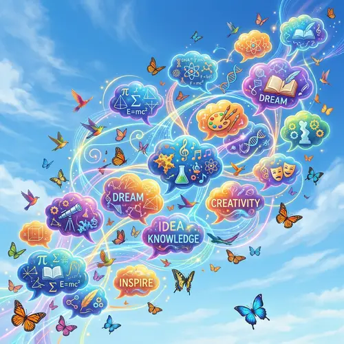 Flight of Thought: Visualizing the Complex and Beautiful Process