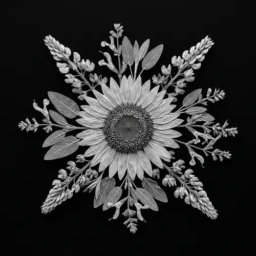 Unique Pressed Flower Chimera Photography | Botanical Art