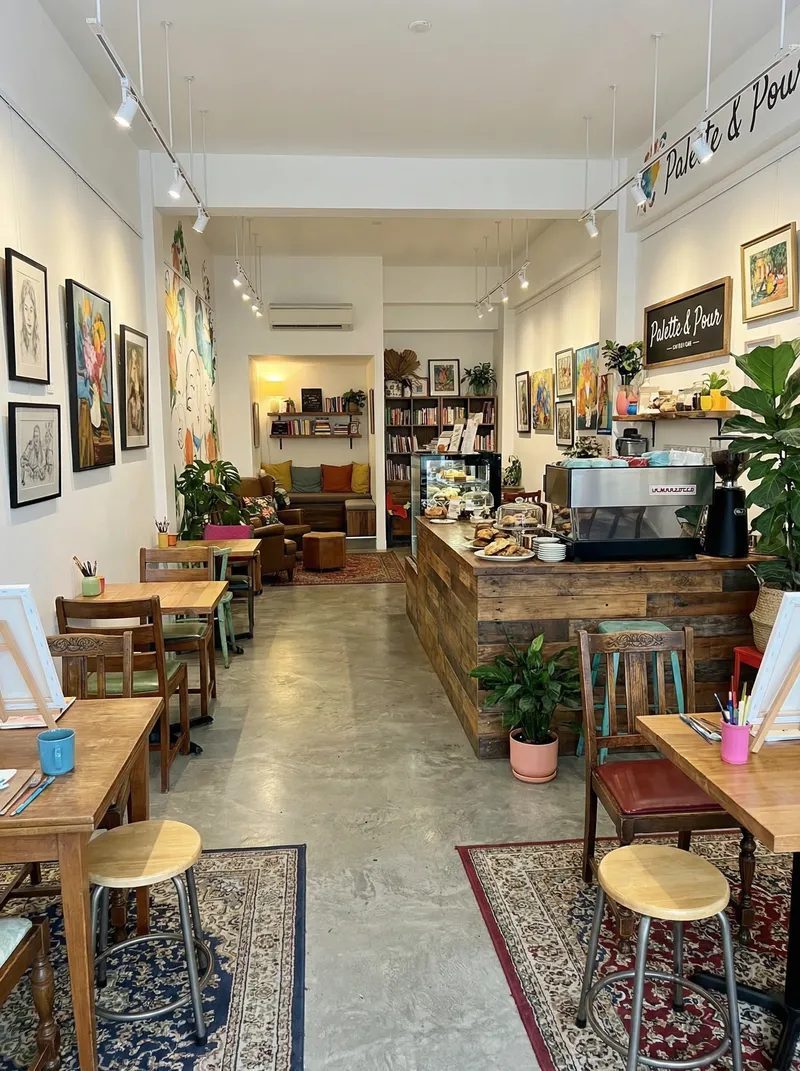 Palette & Pour: Art Cafe Experience