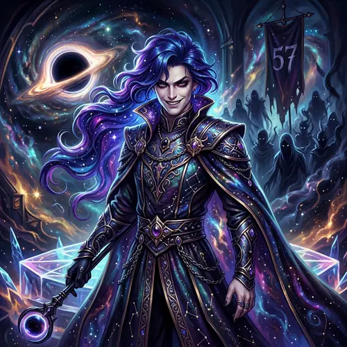 Emperor Kayn League of Legends Fan Art | Cosmic Universe Theme