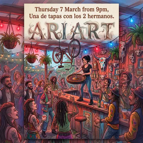 Bohemian Outdoor Garden Bar Event: Una de Tapas con los 2 Hermanos