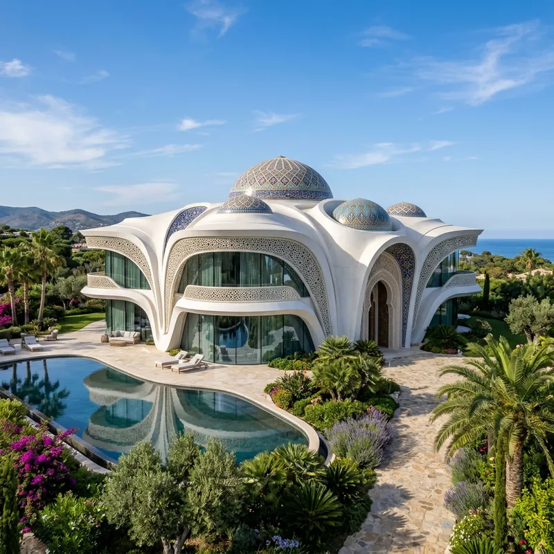 Zaha Hadid Inspired Islamic Villa – A Design Fusion