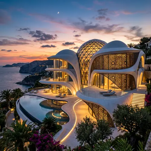 Islamic-Inspired Villa by Zaha Hadid