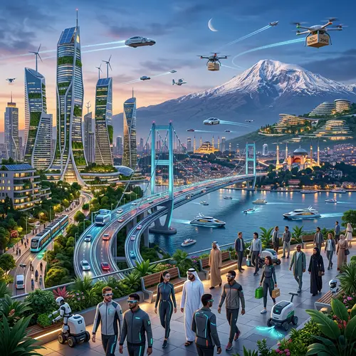 Futuristic Turkey 2042: Technology & Nature Harmony