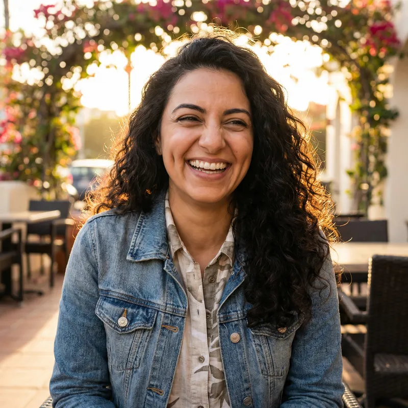 Happy Middle-Eastern Woman | Joy and Smiles