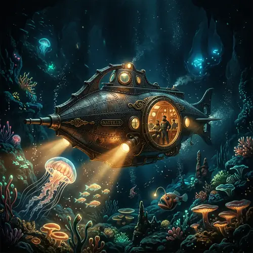 Jules Verne Inspired Ocean Depths