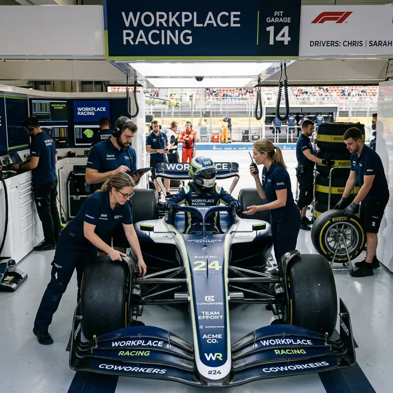 F1 Driving Team of My Coworkers F1 Driving Team of My Coworkers