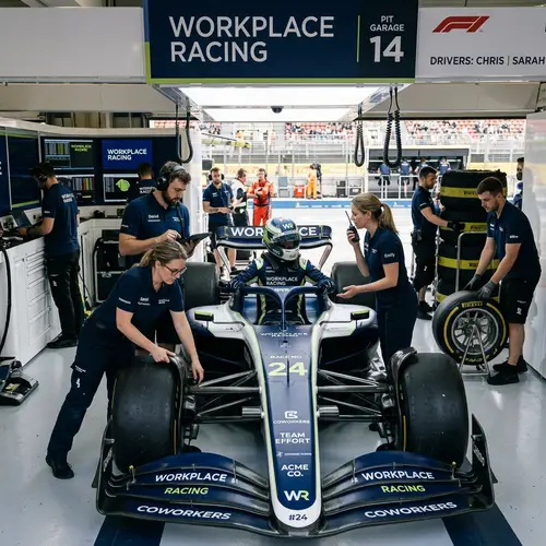 F1 Driving Team of My Coworkers