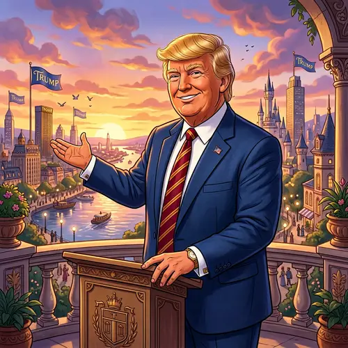 Donald Trump as a Disney Character - 4K Art