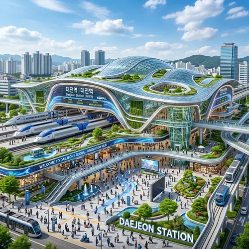 Futuristic Redesign of Daejeon Station